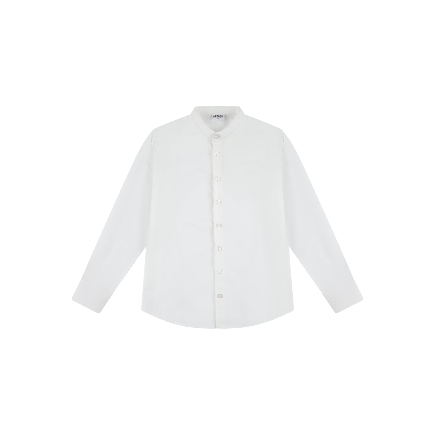 Mandarin collar shirt 37 white / 8