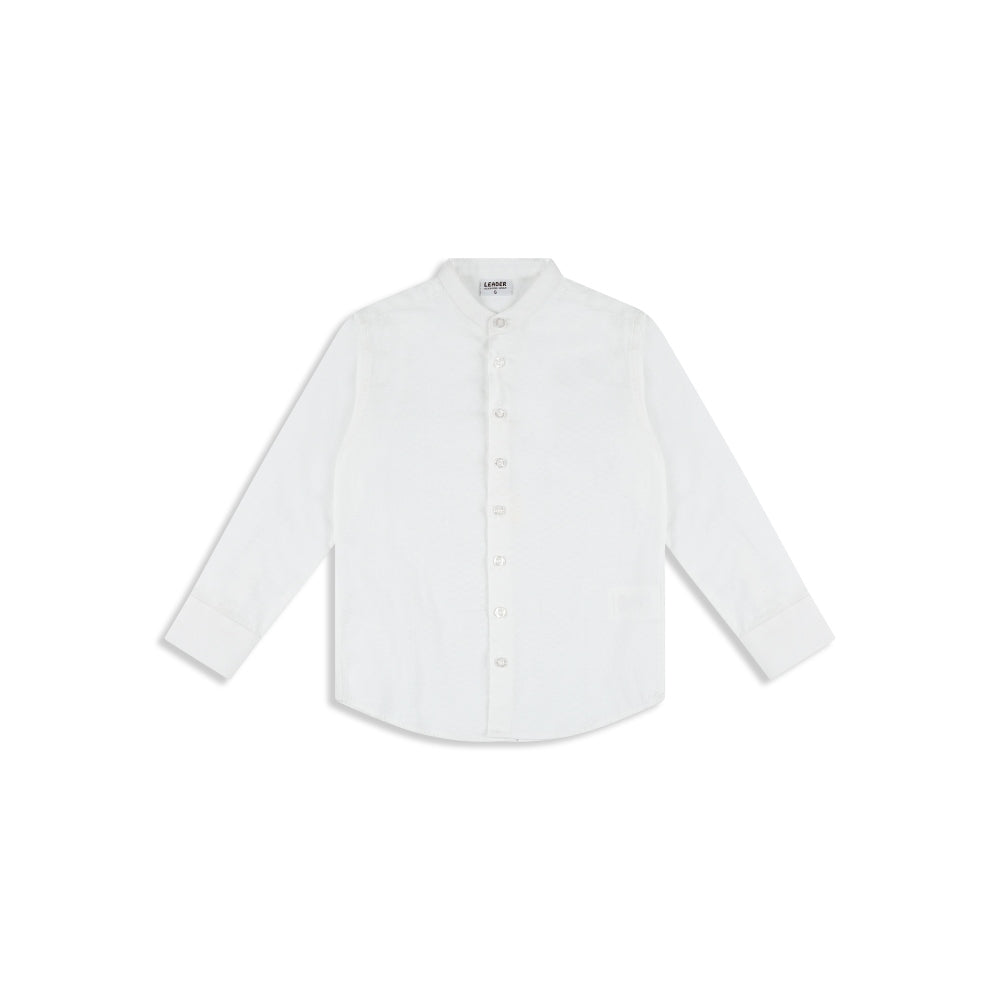 Mandarin collar shirt 71 white / 6