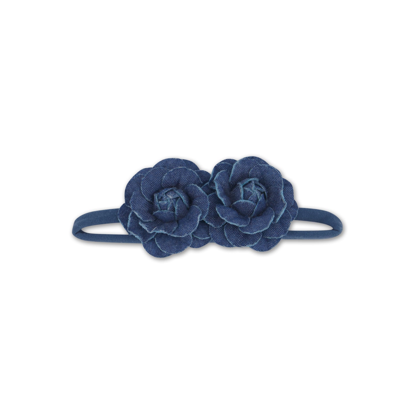 Ribbon with denim flowers tulip / NS