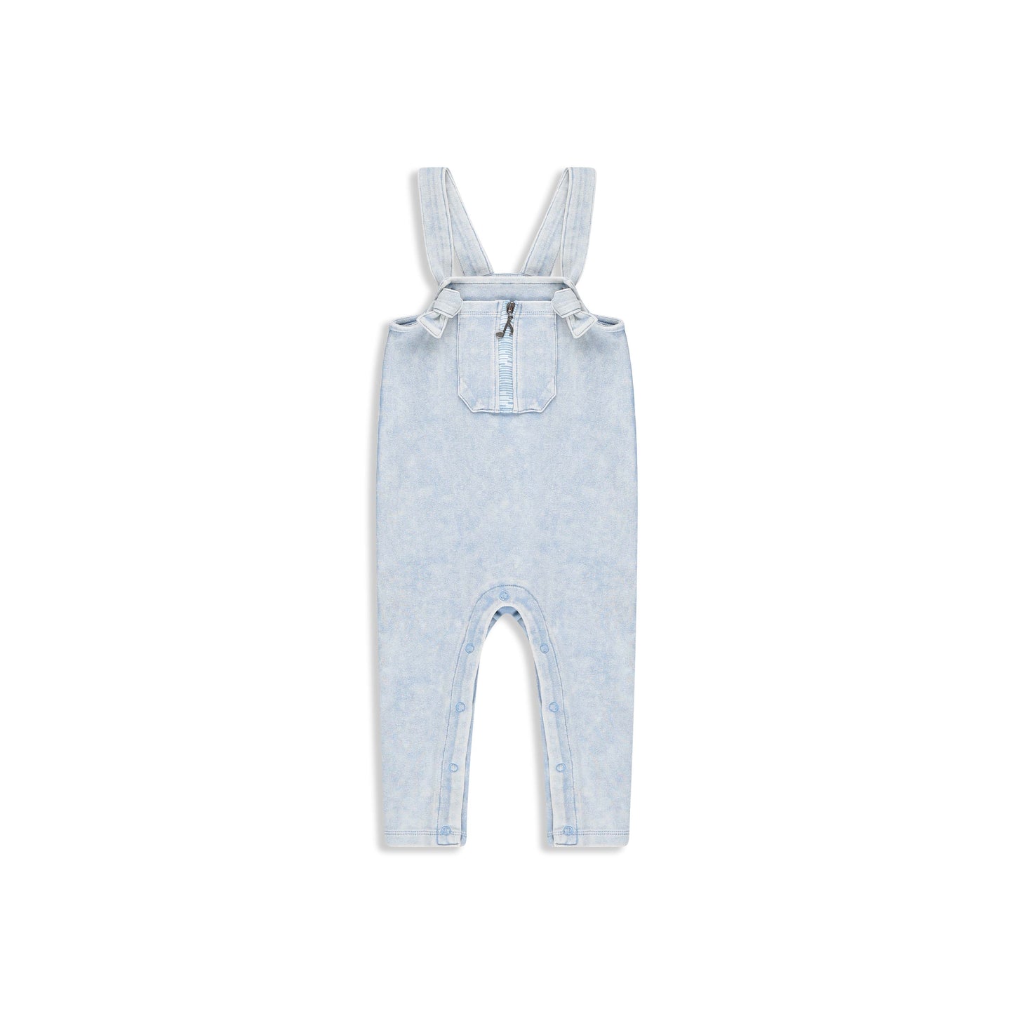 Printed overalls W/ zipper 320 BLUE / 6M-12M