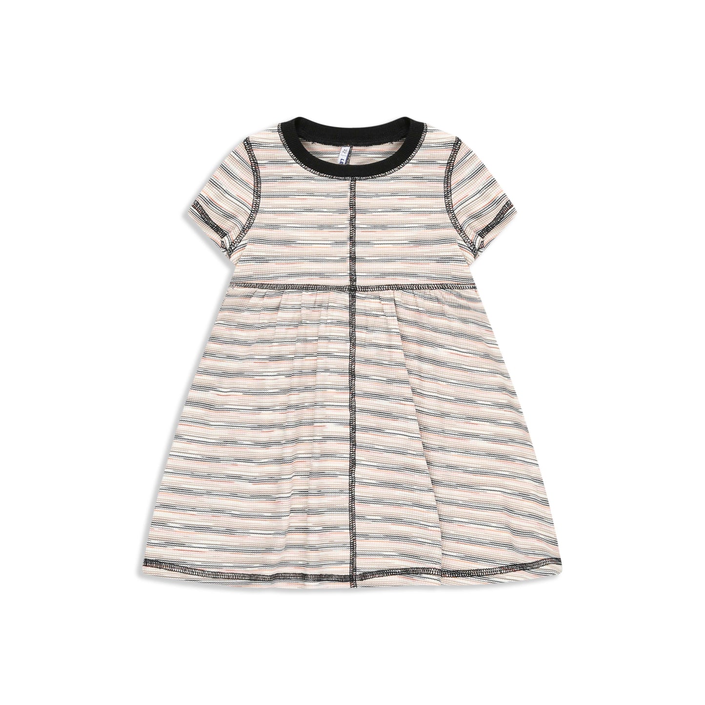 Black striped dress 369 PINK / 2