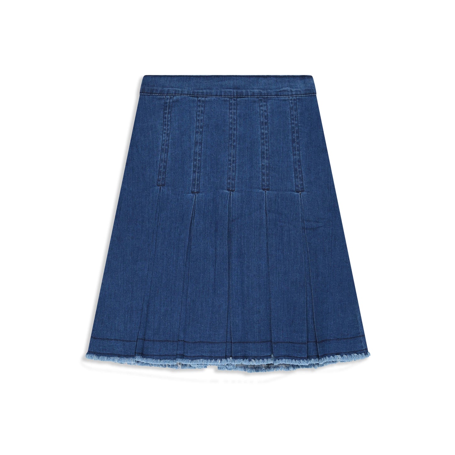pleated skirt 414 DK BLUE JEANS / 7