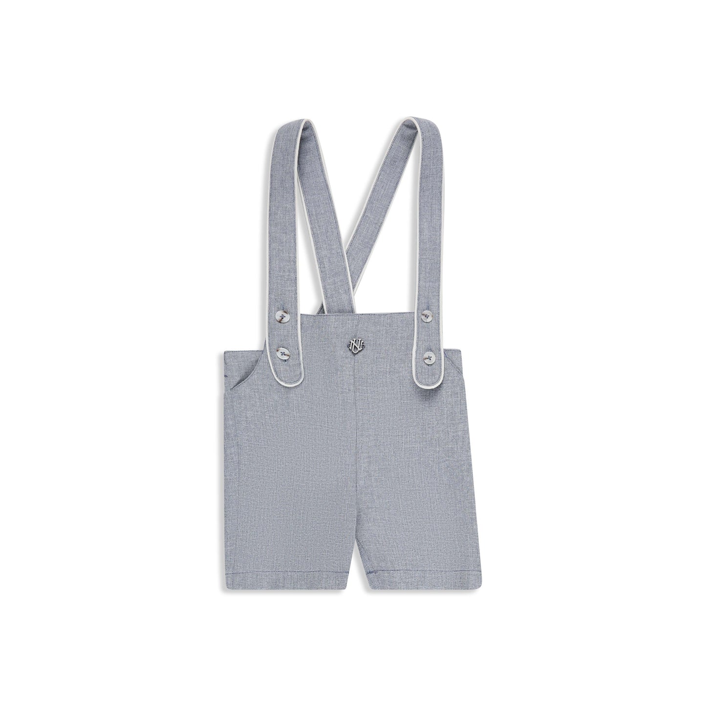 Linen-like overallls 465 BLUE / 2Y