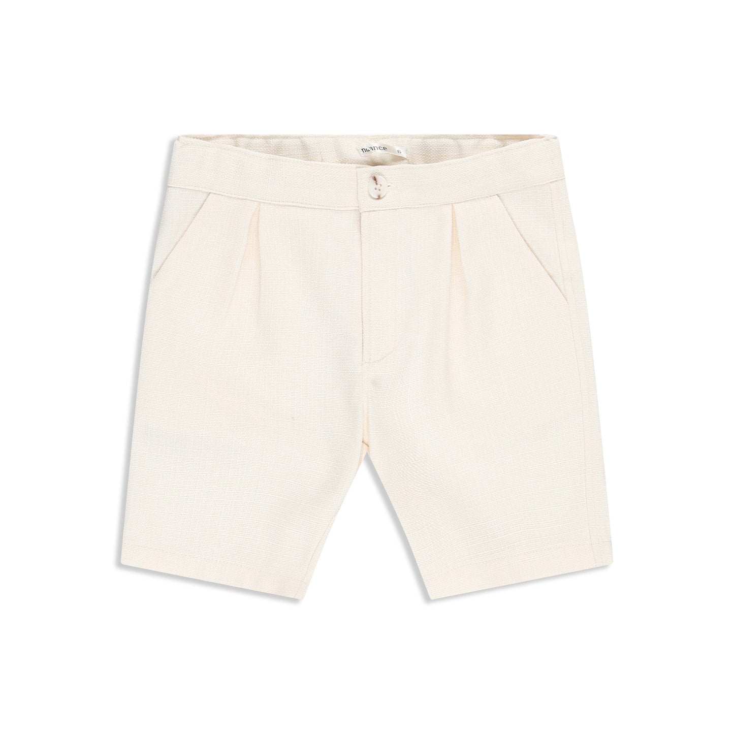 linen-like Bermuda 013 CREAM / 6