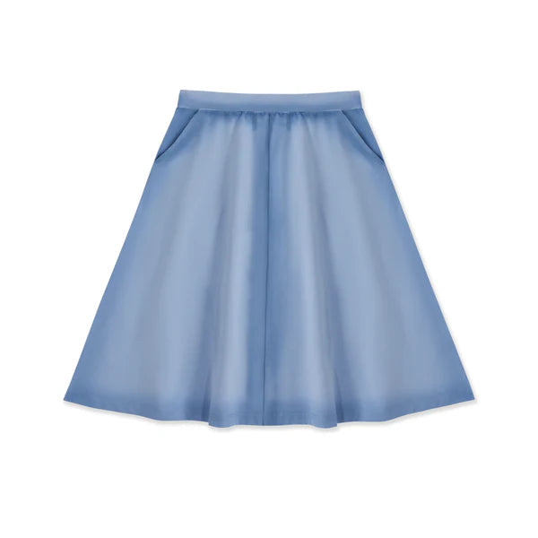 Split spray patterned skirt 229