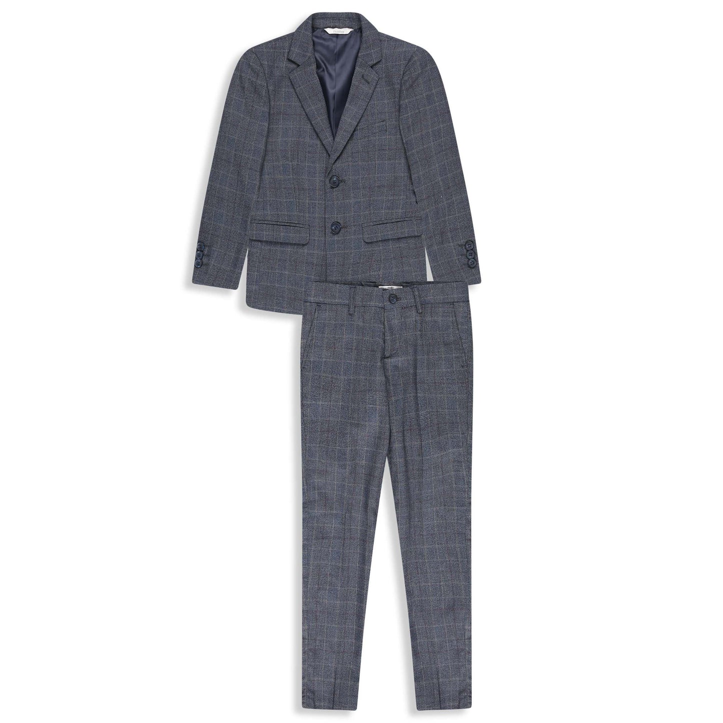 Blue plaid suit 047 Blue / 10