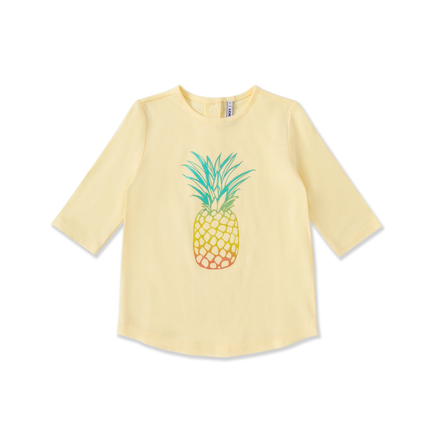 Girls Floral & Pineapple Long Sleeve T-Shirt 129