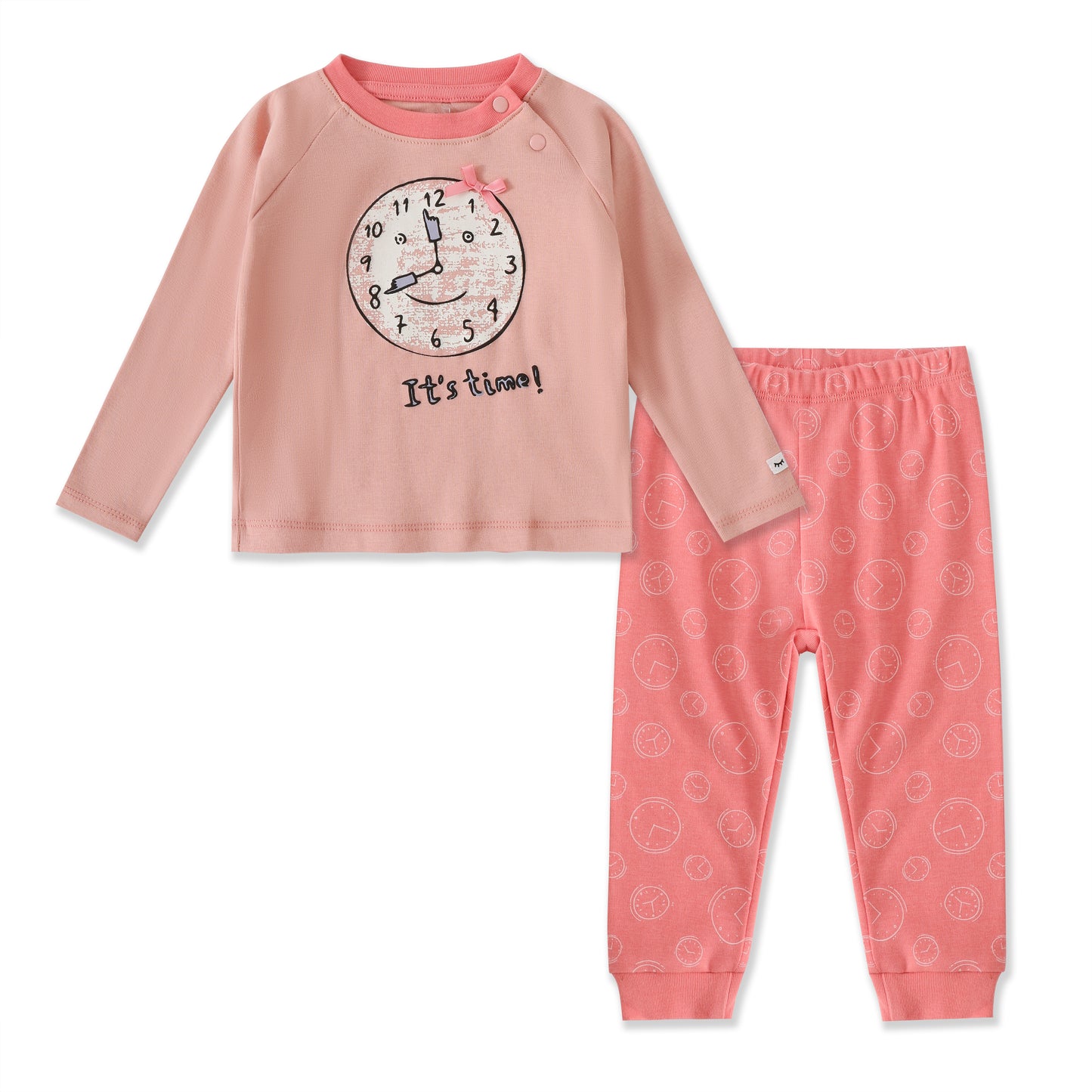 Baby Girls clock PJ's 138