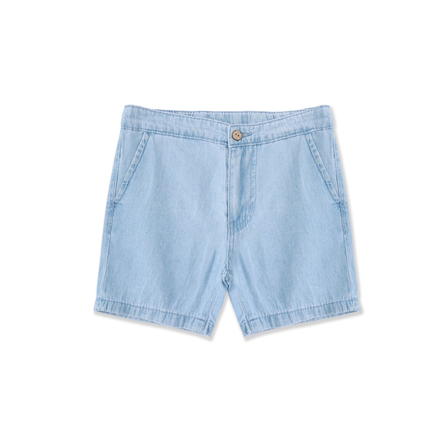 Chambray Days Denim Shorts 005