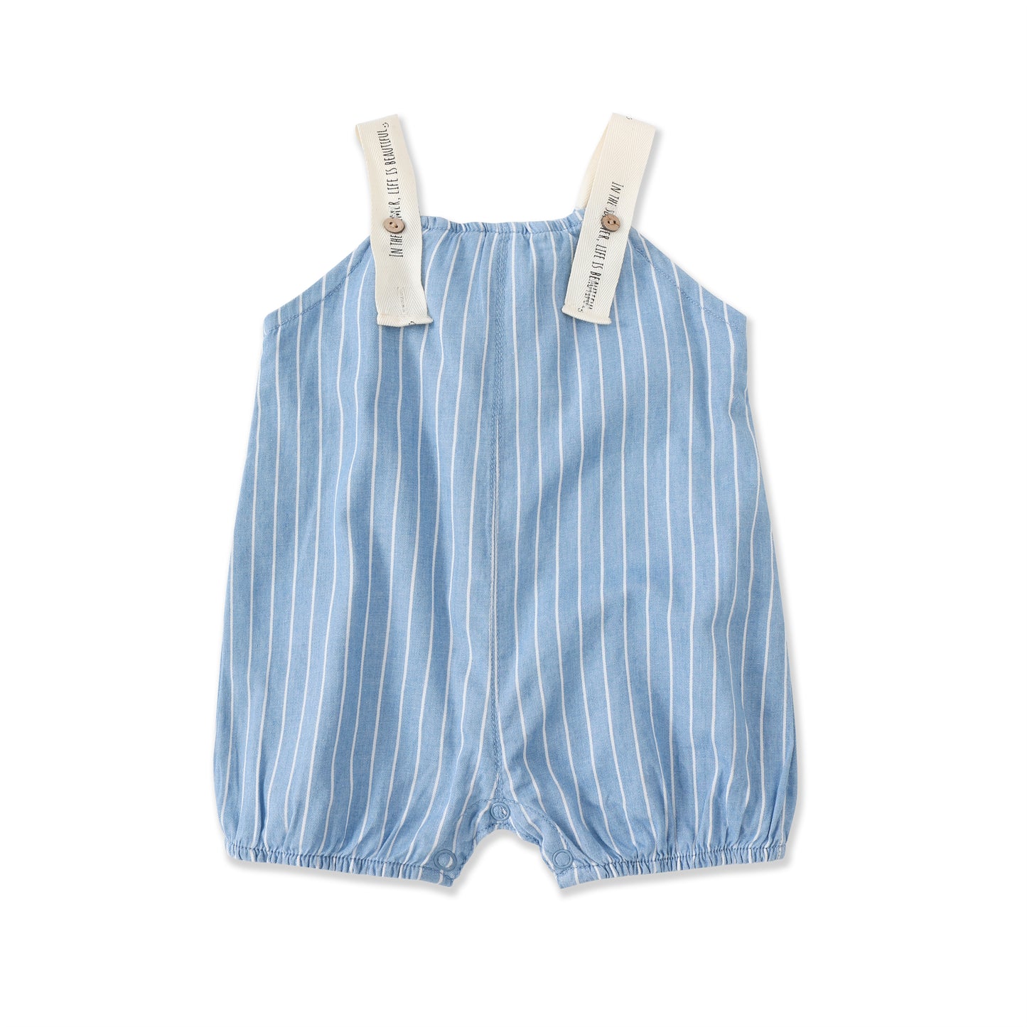 Chambray Days Strap Romper 007
