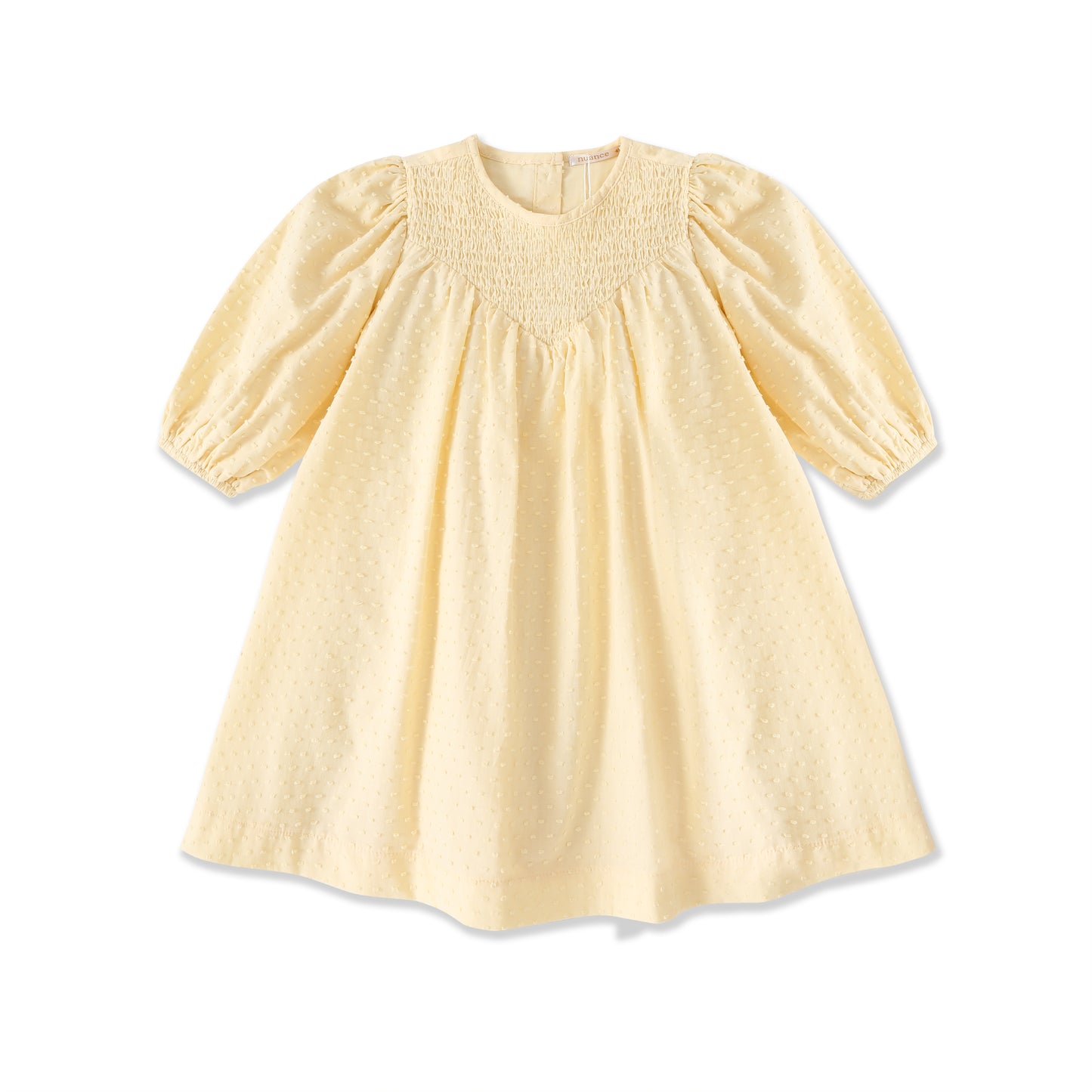 Dainty Dot Smocked Dress 032