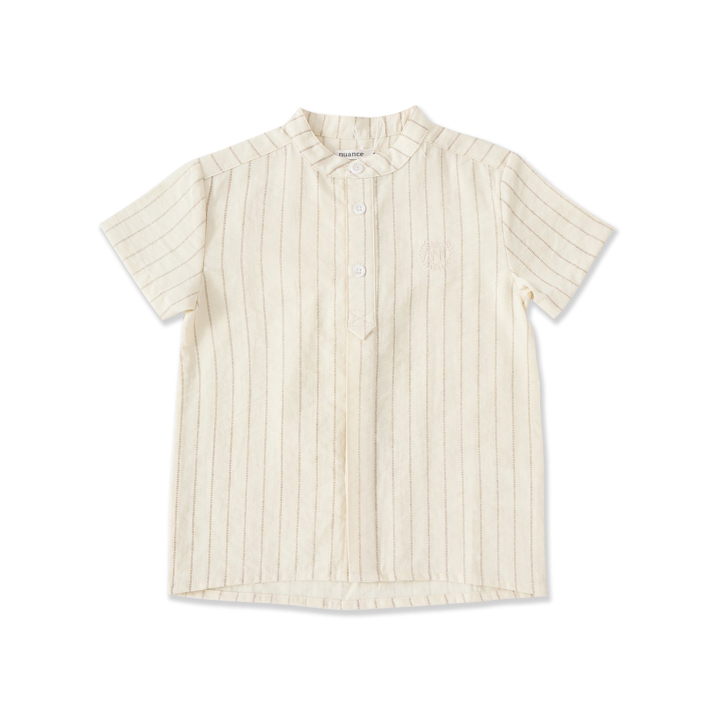 Tailored Stripe Button Shirt 049