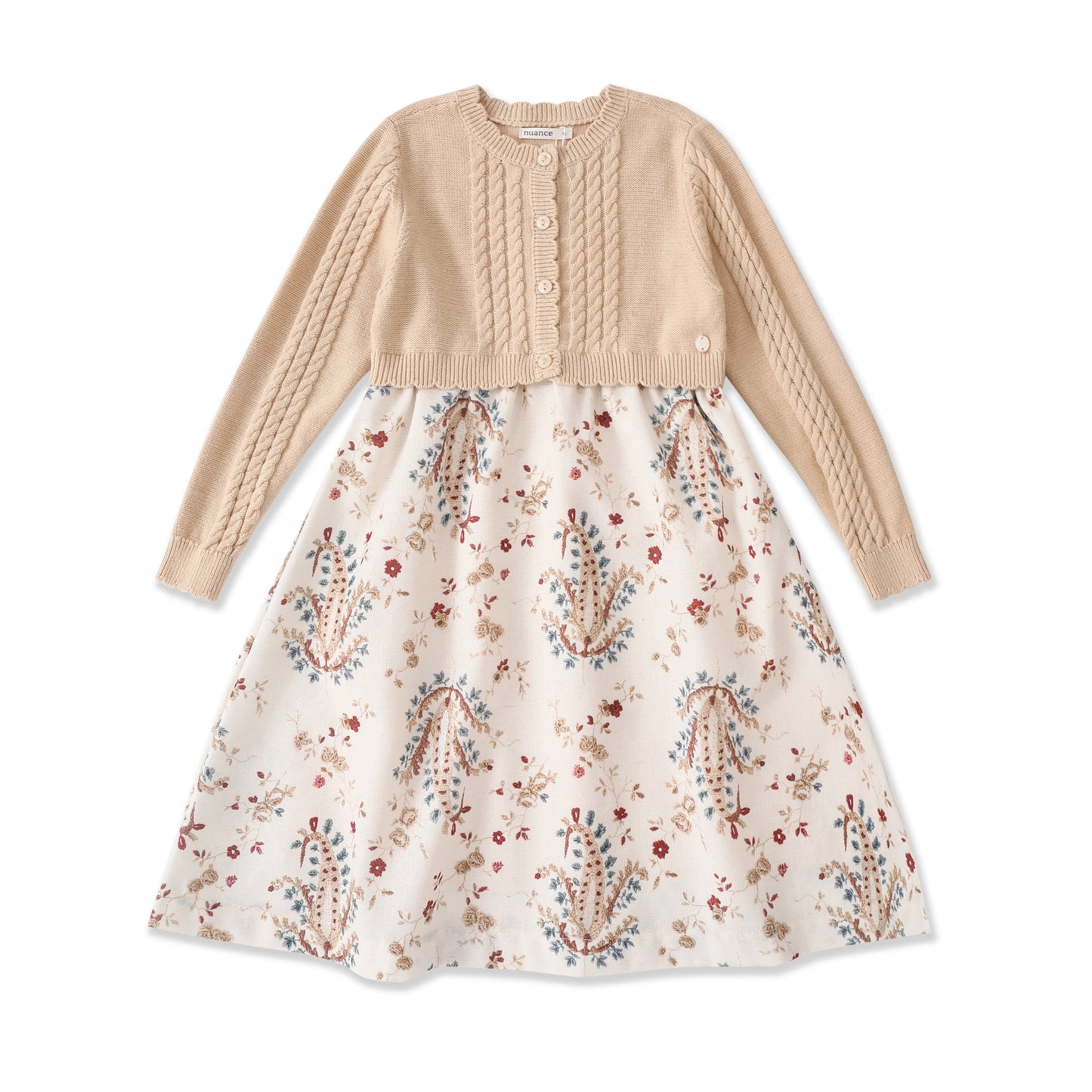 Autumn Meadow Dress & Cardigan 50594