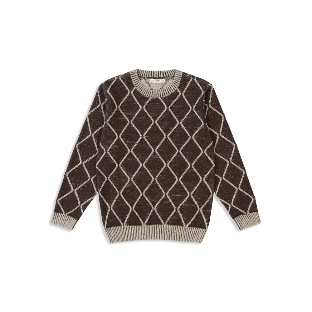 Diamond Jacquard Sweater 506