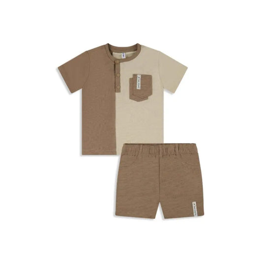 Split shirt with pocket 318