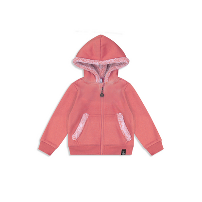 Baby hoodie with fur