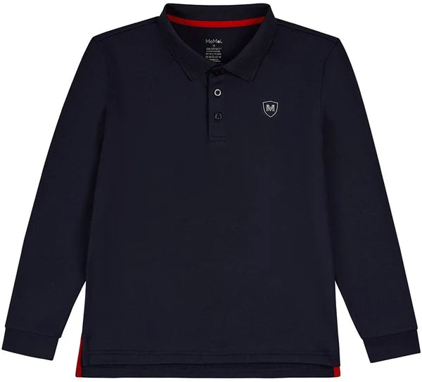 Boy's Long Sleeve Polo MeMoi