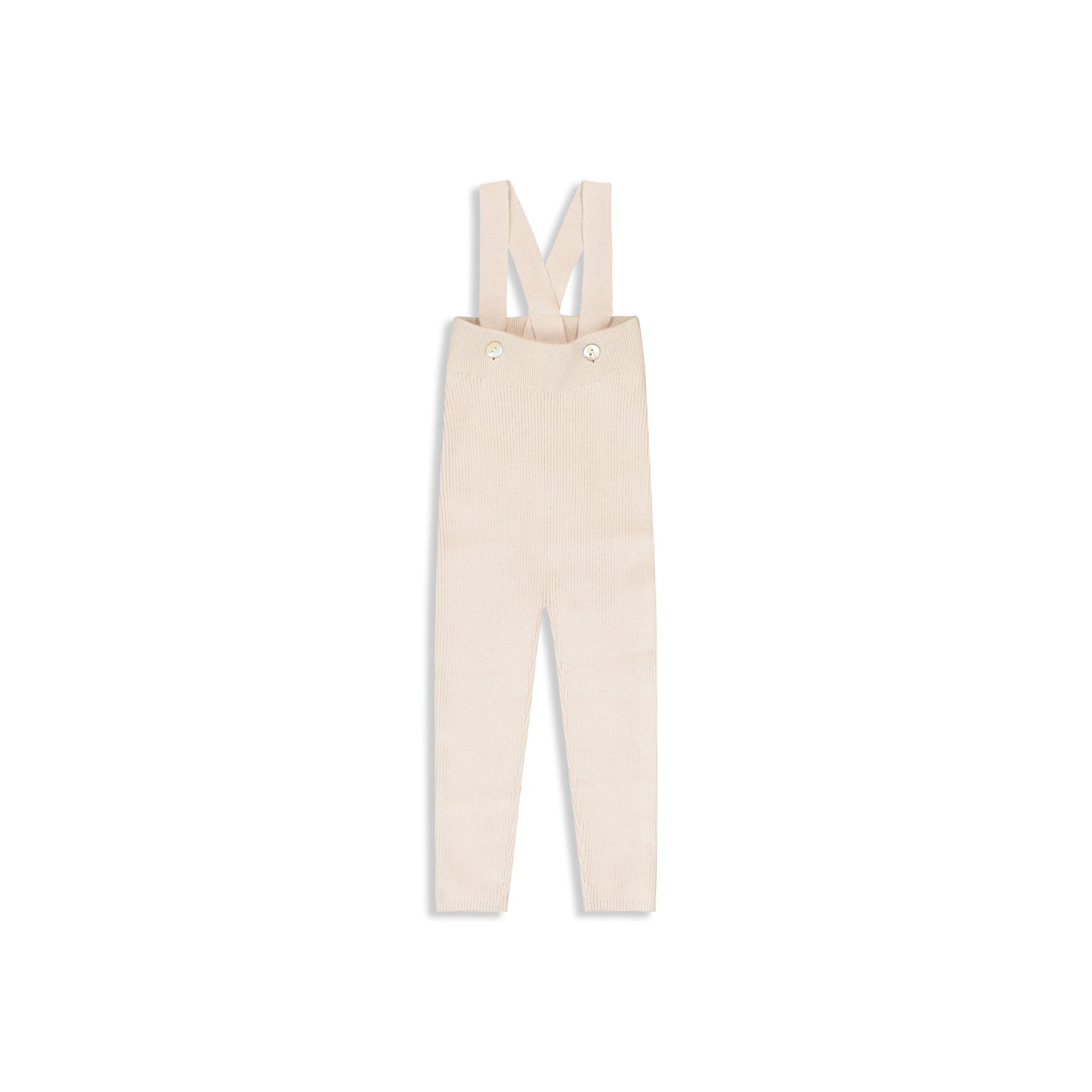 Knitted pants with straps