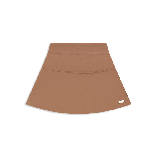 Brown knitted skirt Brown / 3