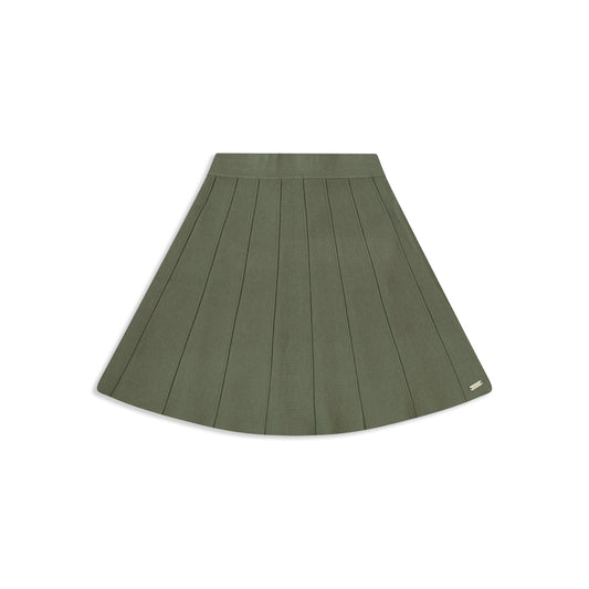 Green knitted skirt Olive Green / 8