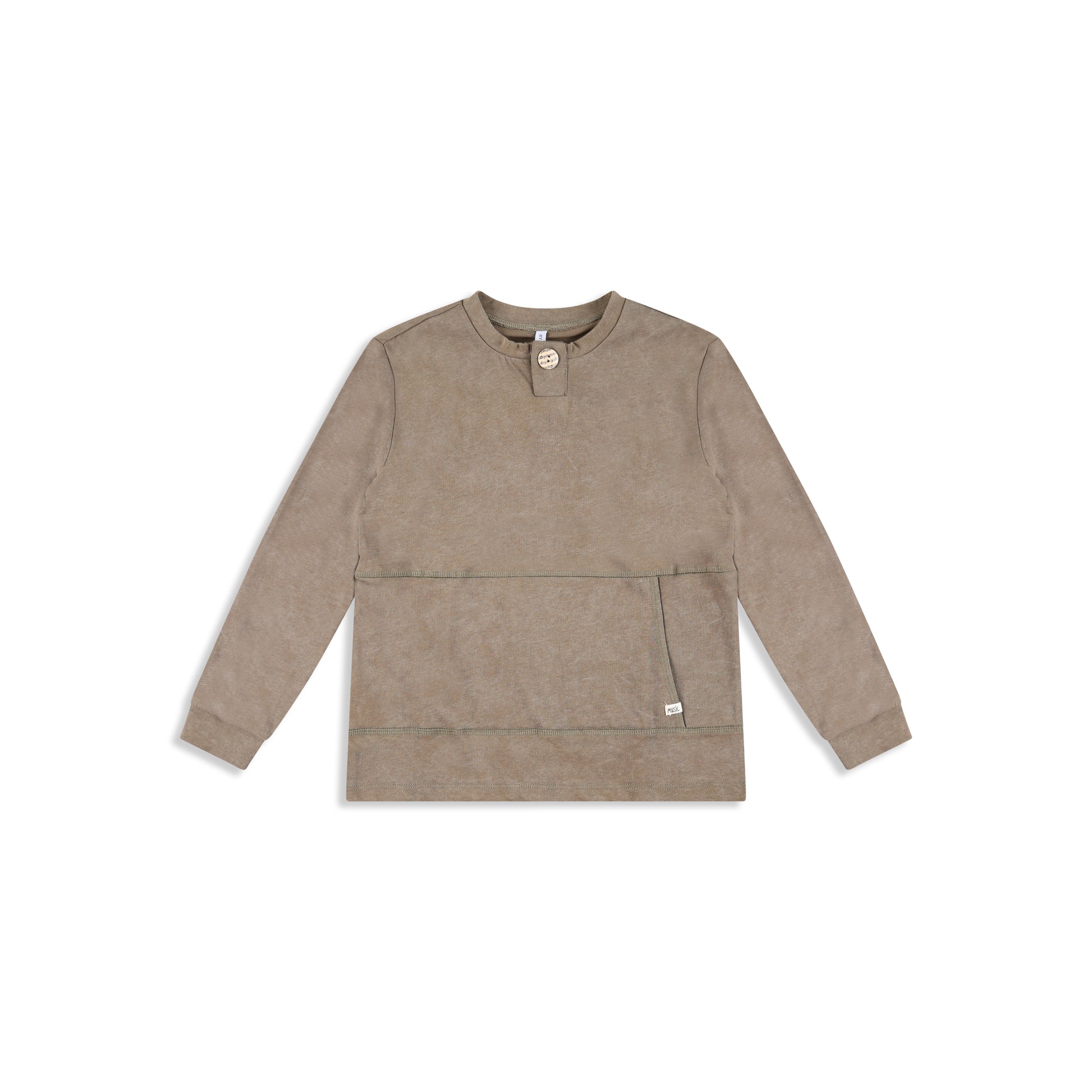 Boys' Shirt Green Wash Olive Green / 8