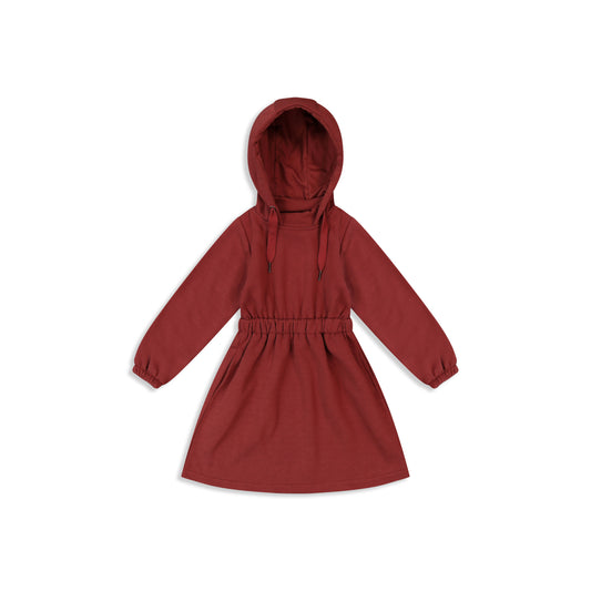 Potter hoodie dress 6 / Rust