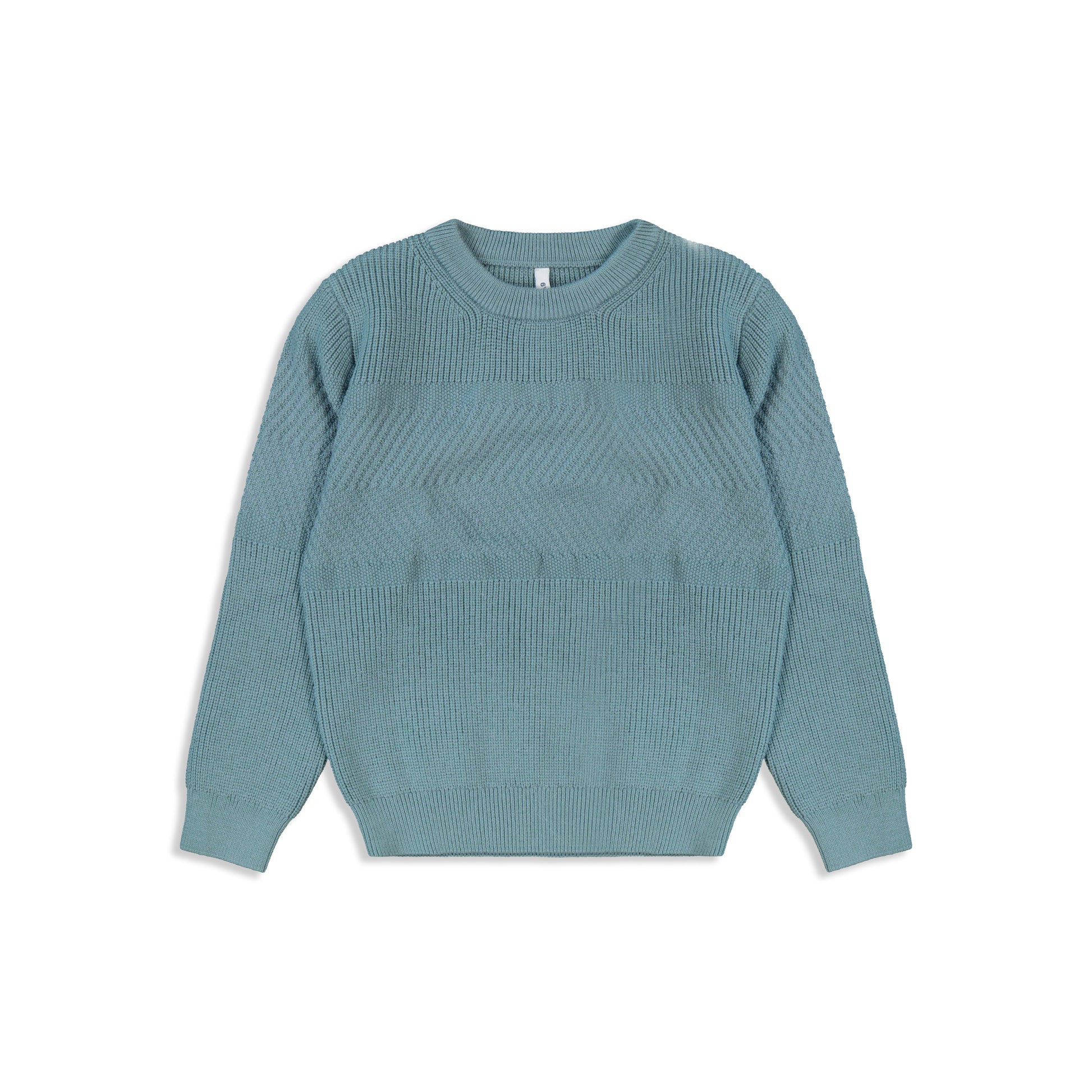 Texture  Lattice sweater Blue / 6