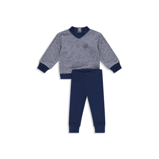 Suit hooks rib combination 612 / jeans