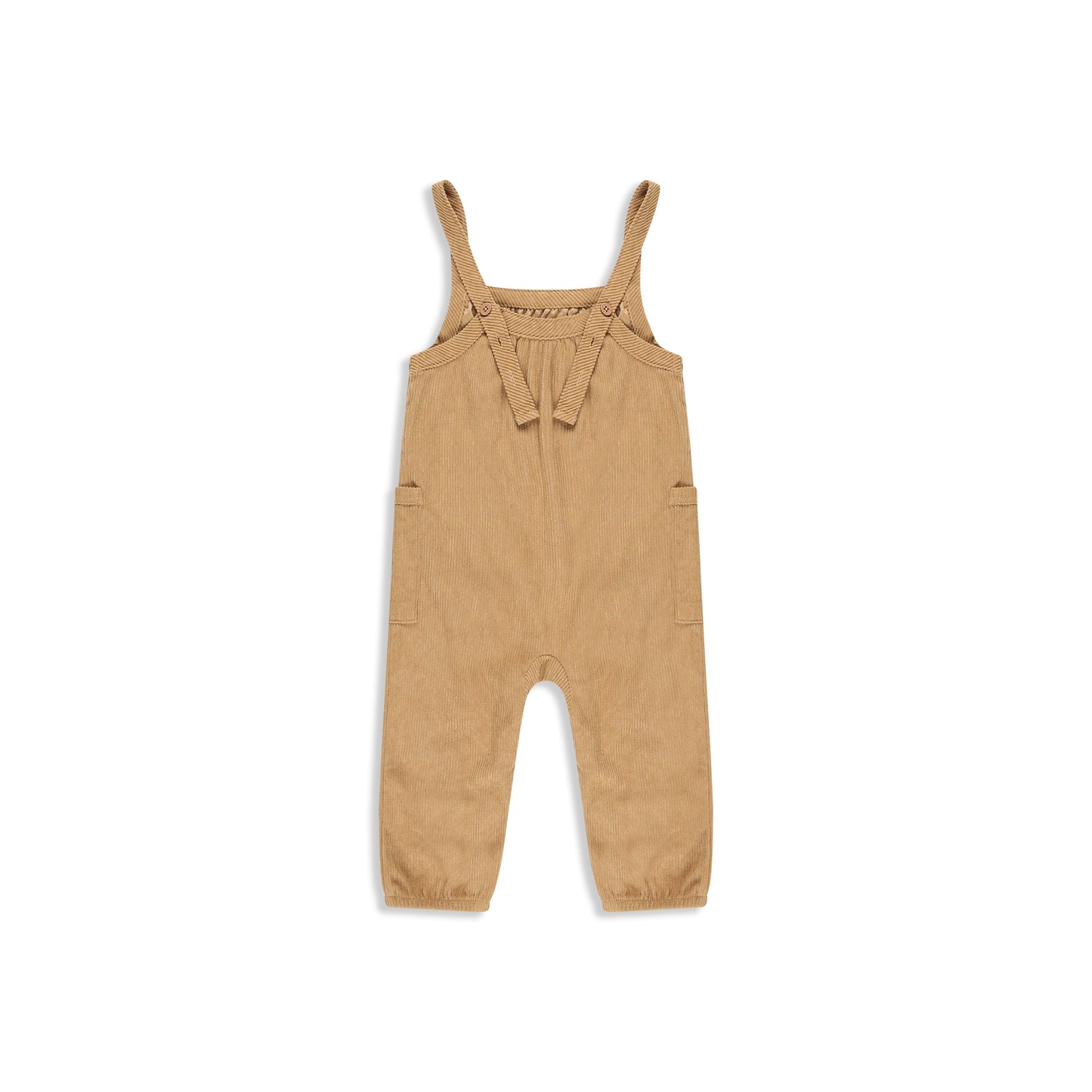 Corduroy overalls camel / 2Y