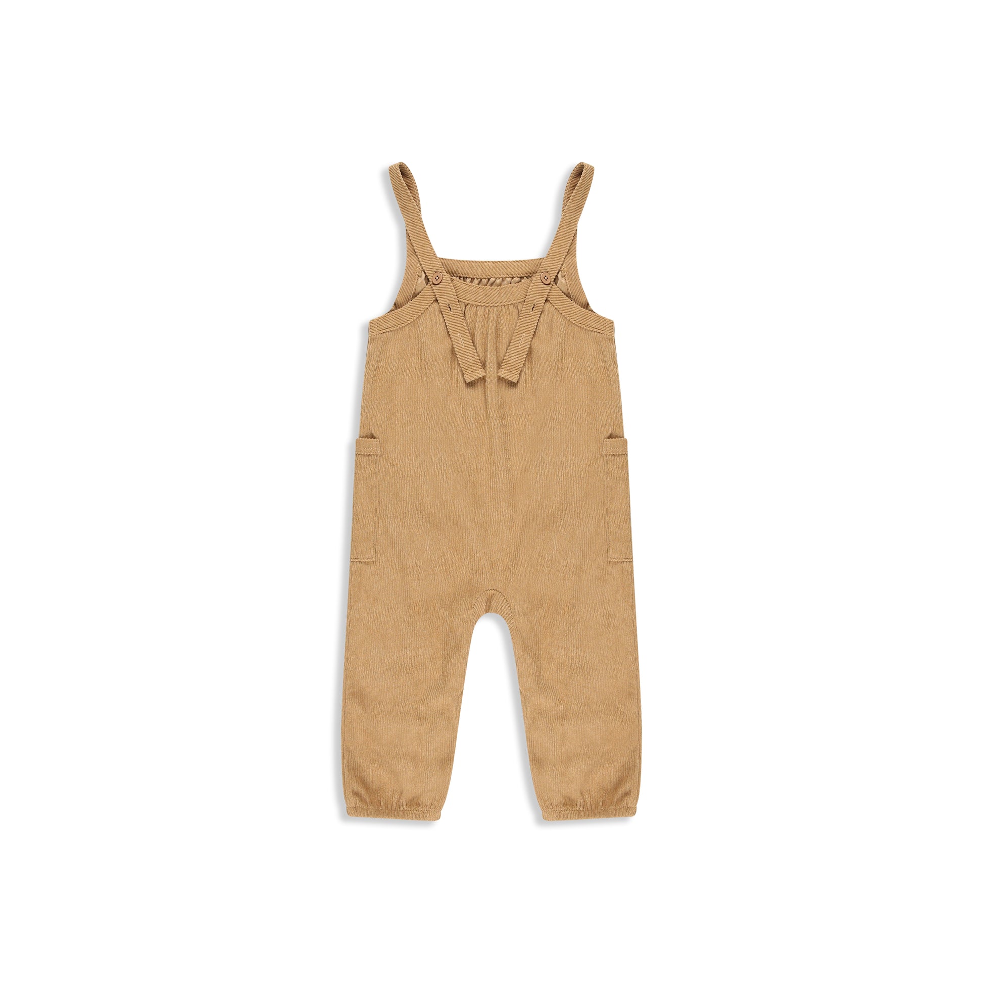 Corduroy overalls camel / 2Y