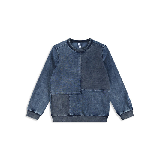 French Terry Wash shirt blue / 7