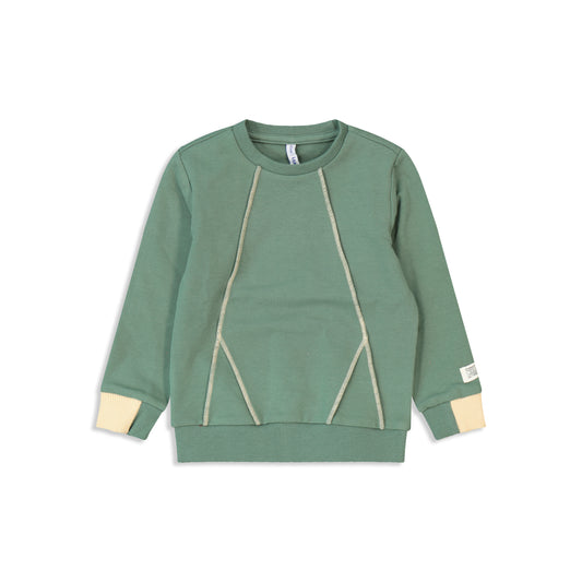Baby French Terry T-shirt green / 182