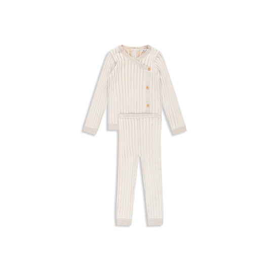 Knit suit 2Y / sand