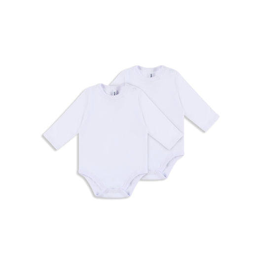 pair-flanel-bodysuits white / 6-Mar