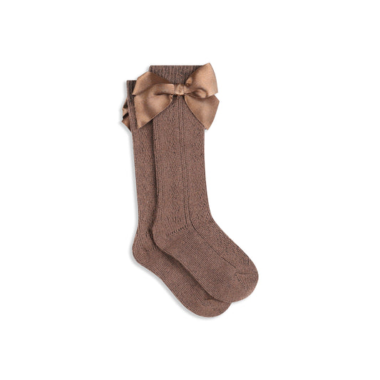 Dressy sock for girls 1 Brown / NS