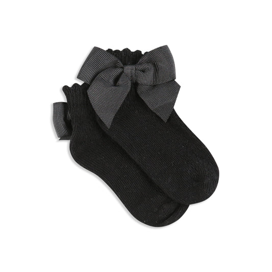 Dressy sock for girls 2 black / NS