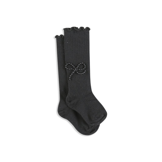 Dressy sock for girls 3 black / NS