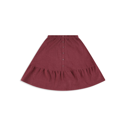 Brushed skirt wine / 8
