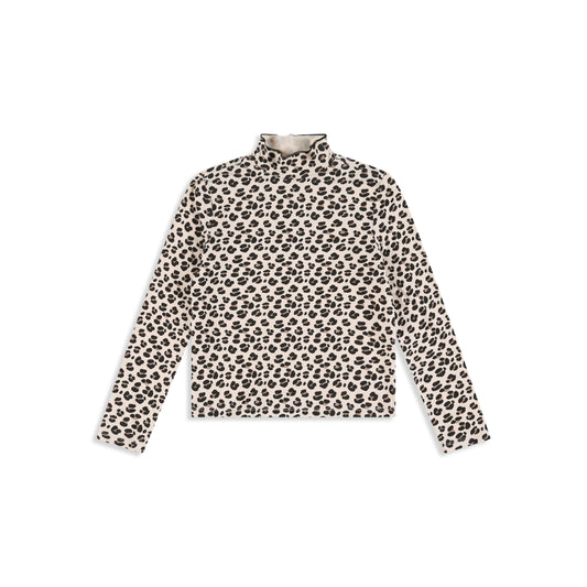 Sand printed leopard shirt sand / 8
