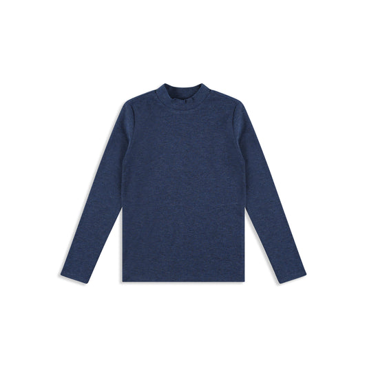 Ribbed shirt Malang Half Golf blue / 8