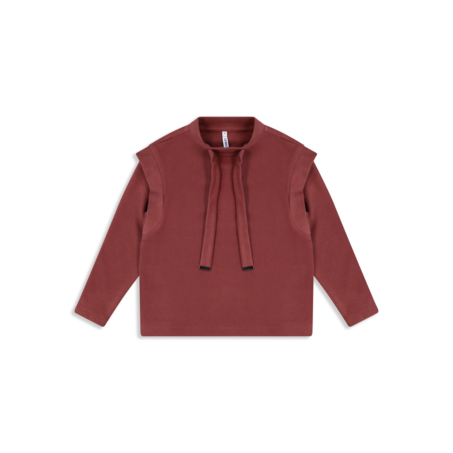 Brushed shirt S/A 34 wine / 6