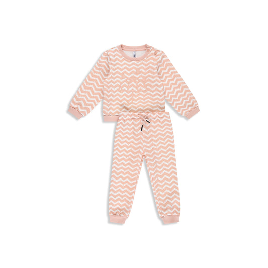 Printed pajamas 2Y / Antique Pink