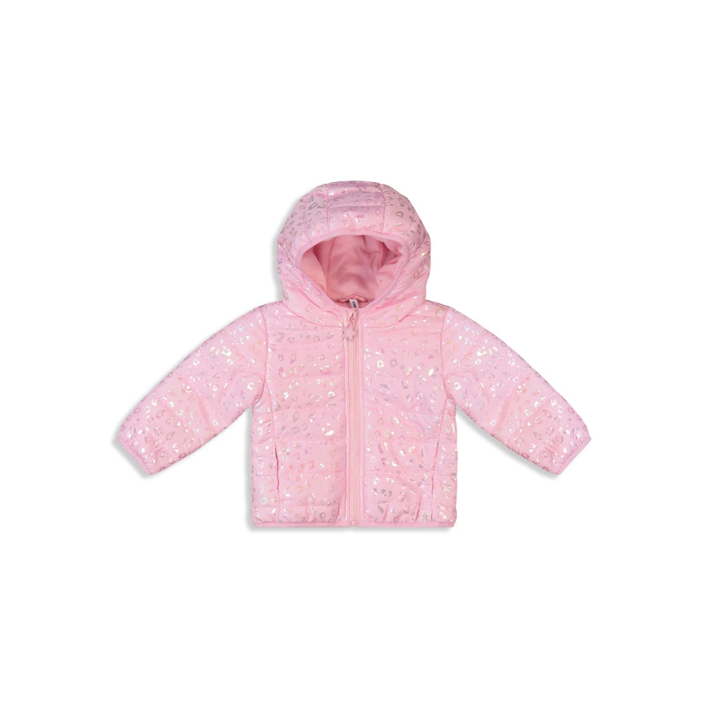 Leopard pattern jacket 612 / pink