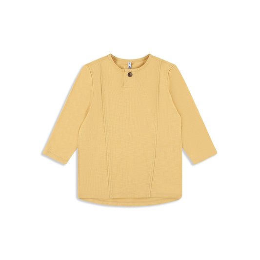 French  Terry Girls' Shirt MUSTARD / 12