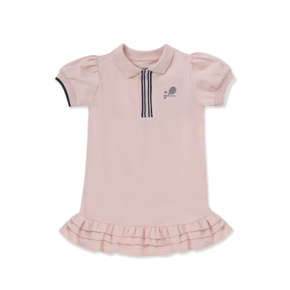 Baby Piqué Dress PEACH / 18M-24M