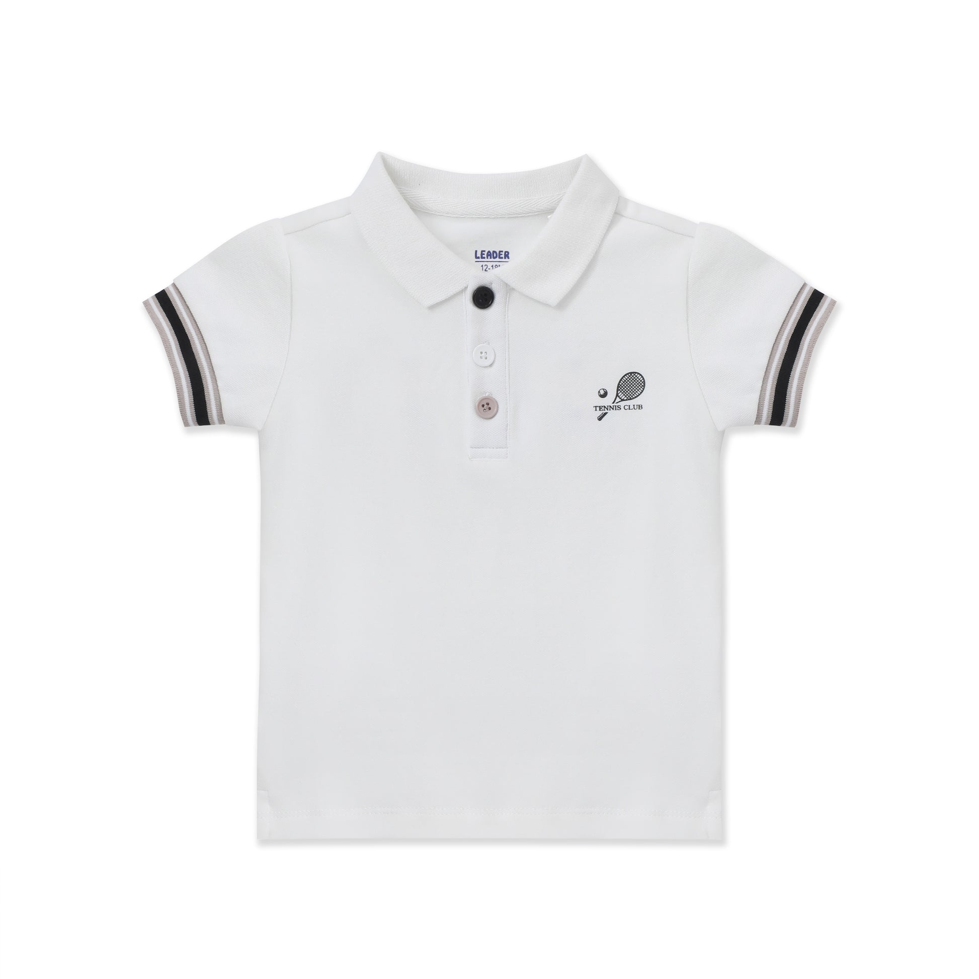 Baby Piqué Polo WHITE / 12M-18M