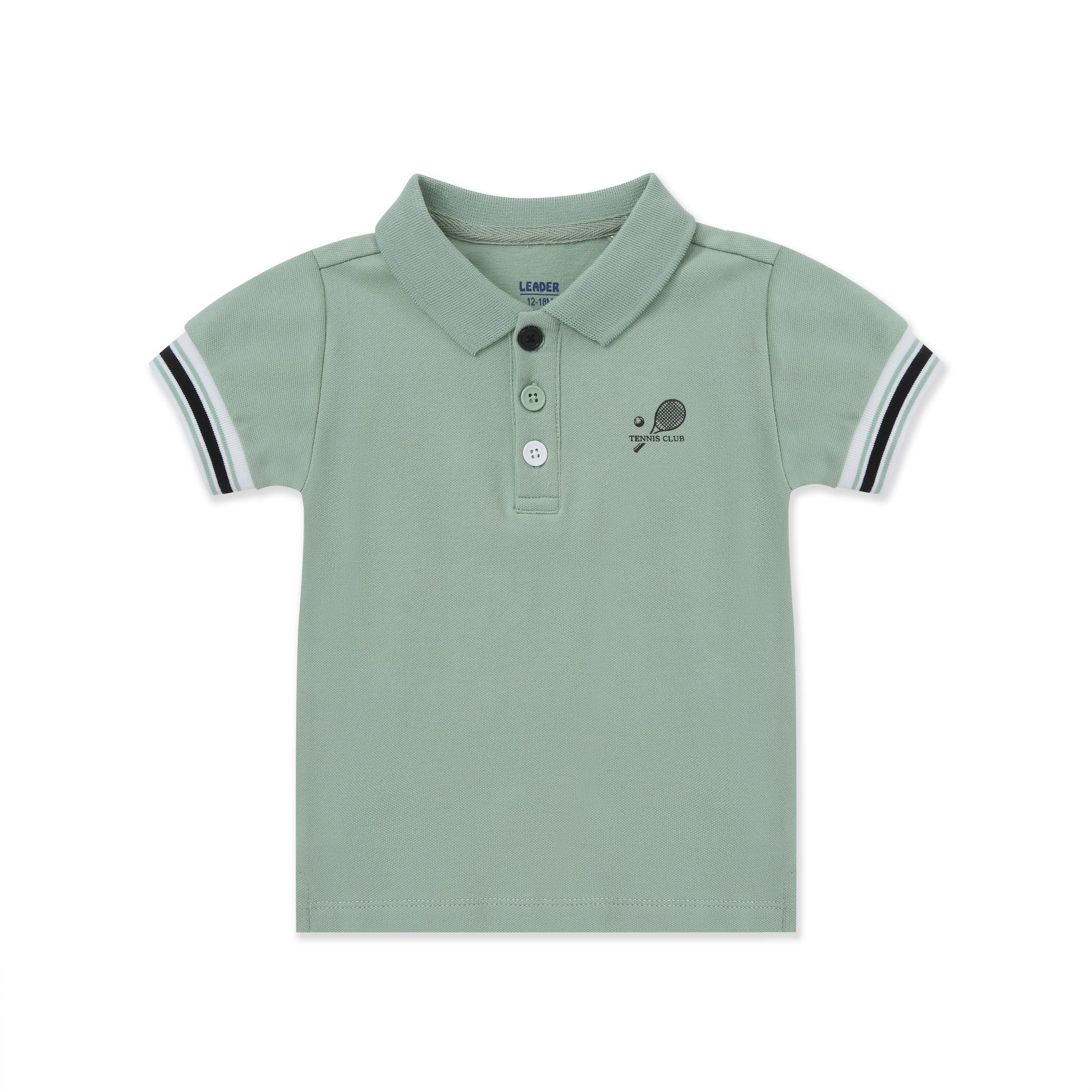 Baby Piqué Polo GREEN / 12M-18M
