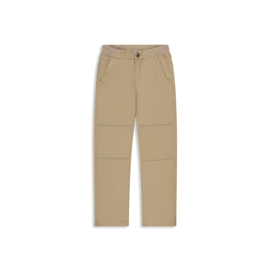 Textured cut-out pants 329 CAMEL / 8