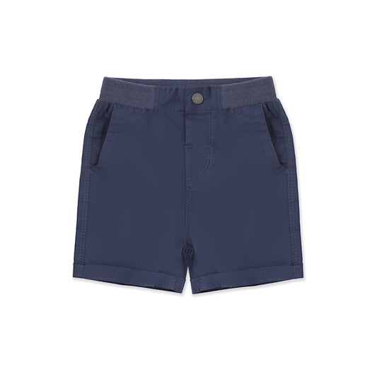 Bermuda shorts Textured Fabric 330 BLUE / 18M-24M