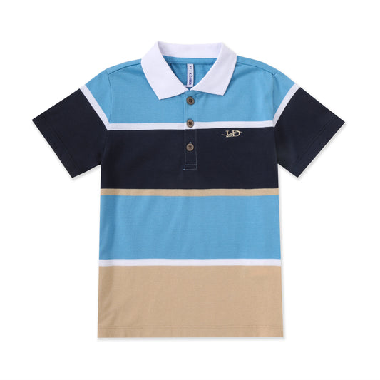 Wide striped shirt 339 BLUE / 8